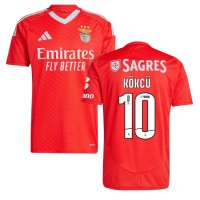 Camiseta Benfica Orkun Kokcu #10 Primera Equipación Replica 2024-25 mangas cortas